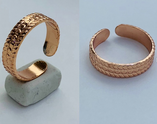 ANILLO ACERO INOXIDABLE ROSA