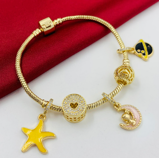 PULSERA PANDORA RODIO LUNA