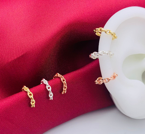 EARCUFF RODIO TRIO 3 OROS