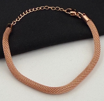 PULSERA ACERO INOXIDABLE ROSA