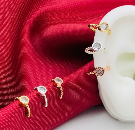 EARCUFF RODIO TRIO 3 OROS