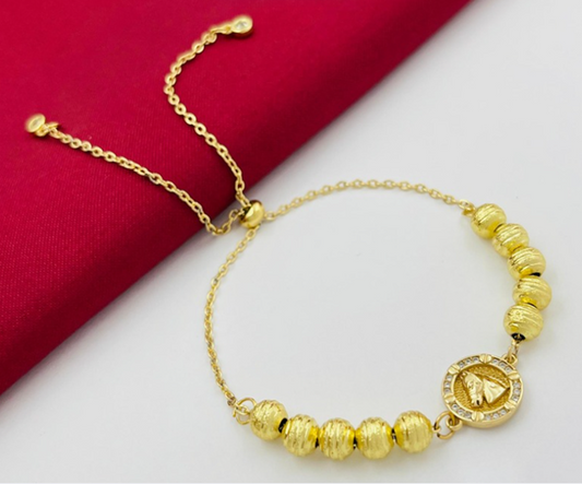 PULSERA RODIO DORADO DORADO CABALLO