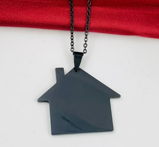 DUO ACEERO INOXDIABLE CASA NEGRA PLACA