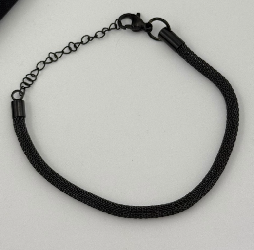 PULSERA ACERO INOXIDABLE NEGRO