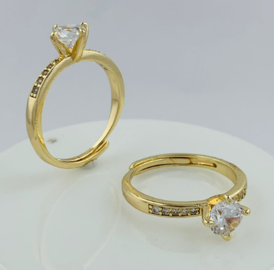 ANILLO RODIO CIRCON GRANDE TIPO DIAMANTE