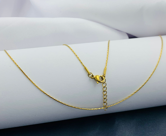 CADENA ACERO INOXIDABLE DORADO 50CM