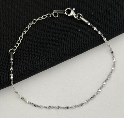 PULSERA ACERO INOXIDABLE PLATEADO