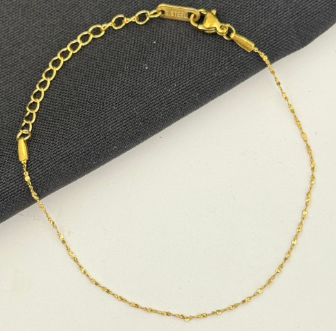 PULSERA ACERO INOXIDABLE DORADO