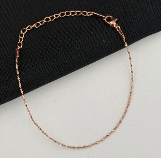 PULSERA ACERO INOXIDABLE ROSA