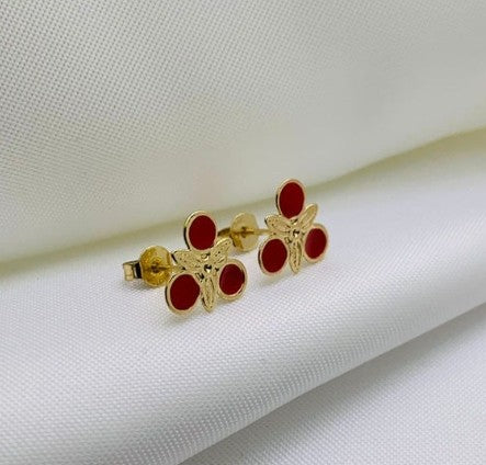 TOPOS CIRCULOS ROJOS ACERO