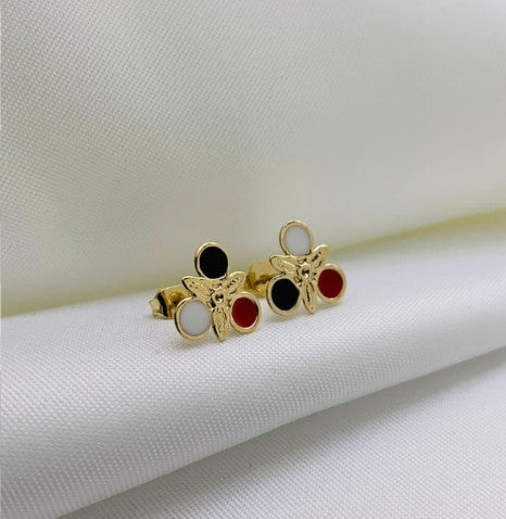 TOPOS CIRCULOS TRICOLOR ACERO