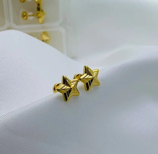 TOPO DE SEGURIDAD ESTRELLA ACERO DORADA