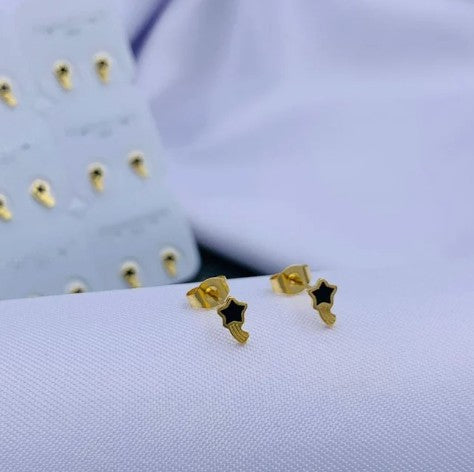 TOPOS ESTRELLA ACERO DORADO