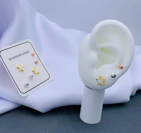 TRIO TOPOS ESTRELLA, BALIN 3 OROS