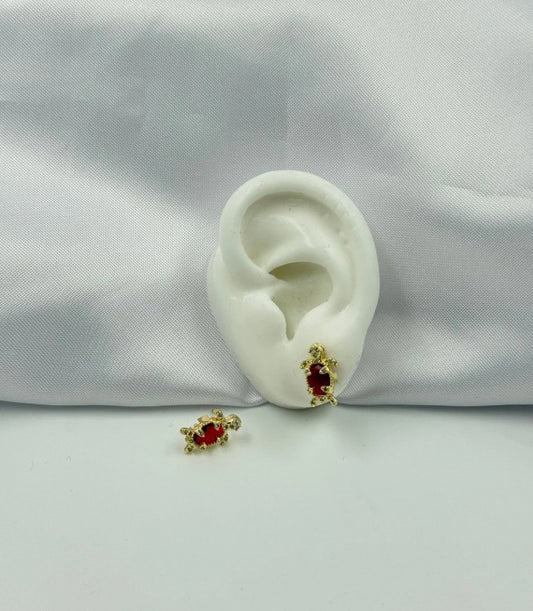 TOPO TORTUGA CIRCON ROJO