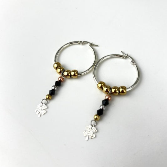 CANDONGA COLGANTE TREBOL PLATIZADA