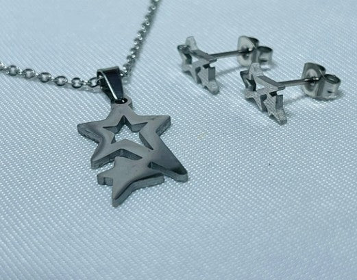 JUEGO ESTRELLA ACERO