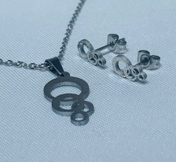 JUEGO CIRCULOS ACERO