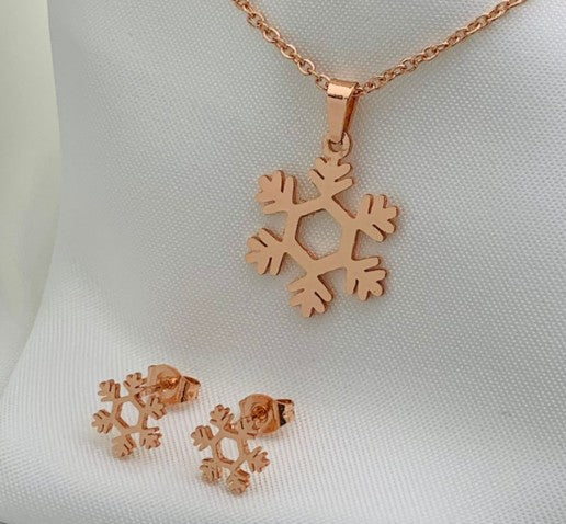 JUEGO COPO DE NIEVE ROSADO