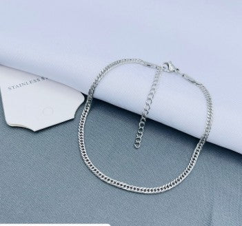 TOBILLERA DOBLE ESLABON DELGADA