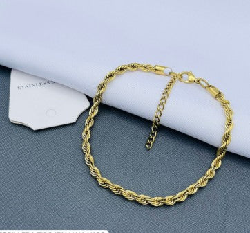 TOBILLERA LASO DORADA