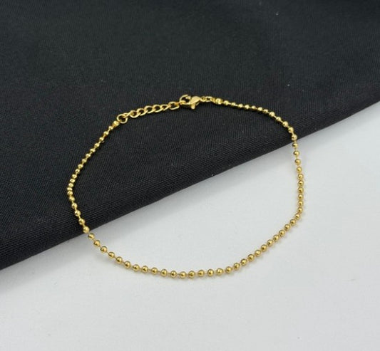 TOBILLERA MILITAR DORADA