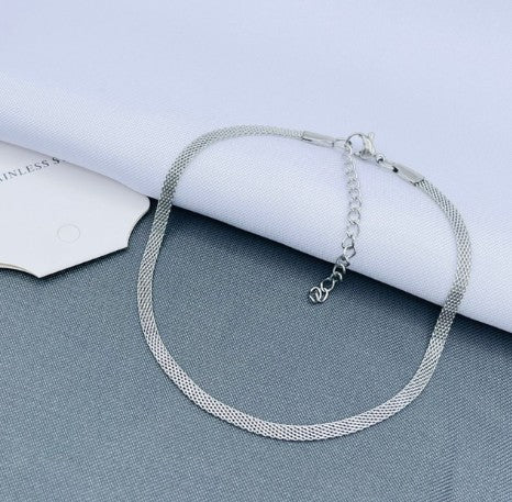 TOBILLERA PLANA ACERO