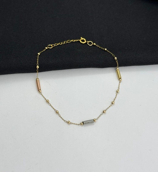 TOBILLERA RODIO 3 OROS