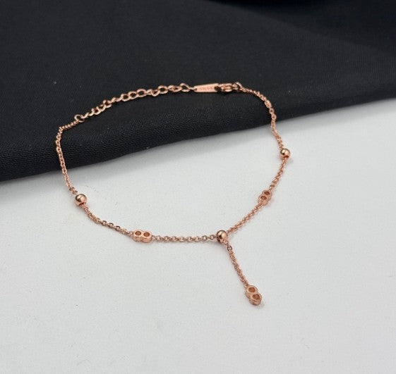 TOBILLERA RODIO ROSADA