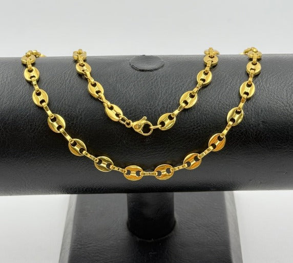 CADENA DORADA GUCCI ACERO INOXIDABLE 50-60CM