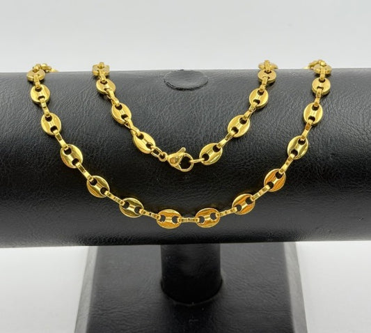 CADENA DORADA GUCCI ACERO INOXIDABLE 50-60CM