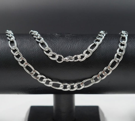 CADENA PLATEADA CARTIER ACERO INOXIDABLE 60CM