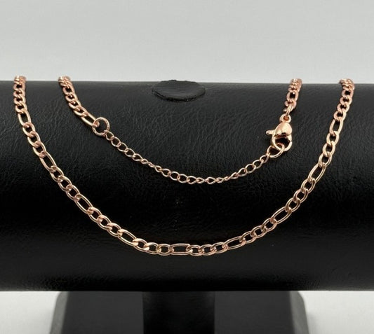 CADENA ROSA CARTIER DELGADA RODIO 60CM