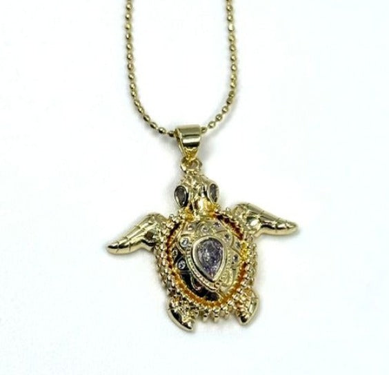 TORTUGA CIRCON DORADO RODIO