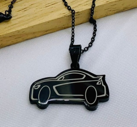 DUO CARRO NEGRO ACERO INOXIDABLE