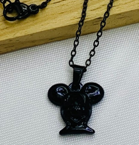 DUO MINNIE NEGRO ACERO INOXIDABLE