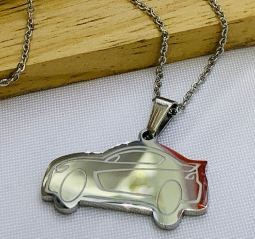 DUO CARRO PLATEADO ACERO INOXIDABLE