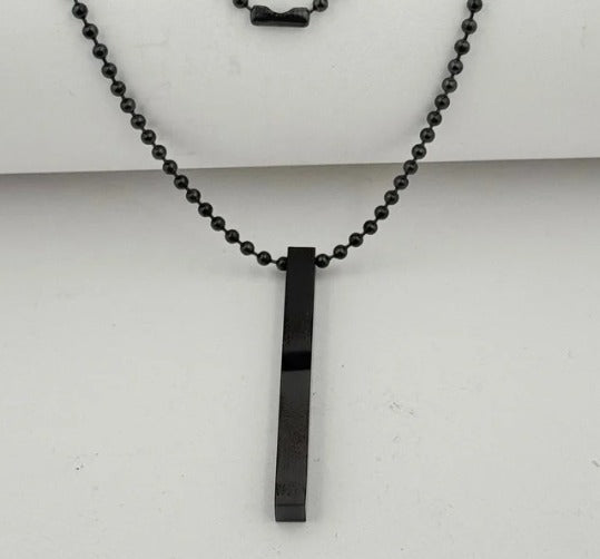 DUO LINGOTE NEGRO ACERO INOXIDABLE