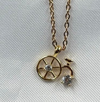 DUON RODIO BICICLETA DORADO