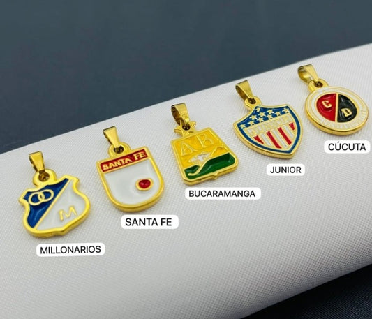 DIJE EQUIPOS Millos, Santa fe, Bucaramanga, Junior, Cucuta