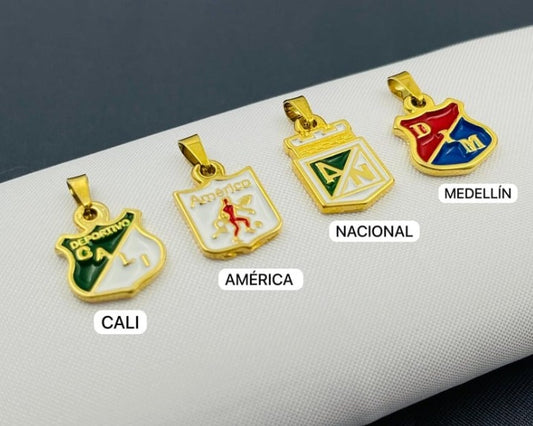 DIJE EQUIPOS Cali, America, Nacional, Medellin