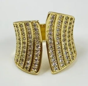 ANILLO RODIO CIRONES DORADO