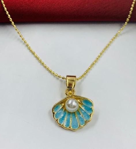 DUO RODIO CORAL PERLA DORADO AZUL
