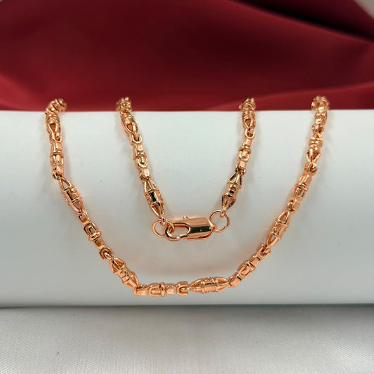 CADENA RODIO RUSTICA ROSA DUBAI